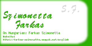 szimonetta farkas business card